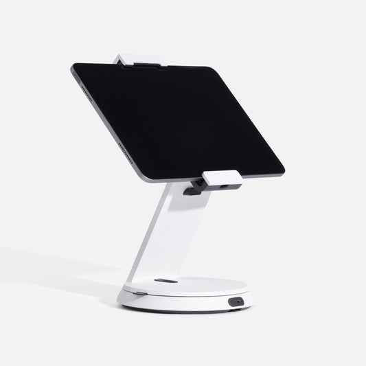 White iPad POS Stand - Bouncepad